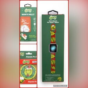 Set 4, Include Magnetic Wallet AirPods Pro Case and Watchband and phone wristlet